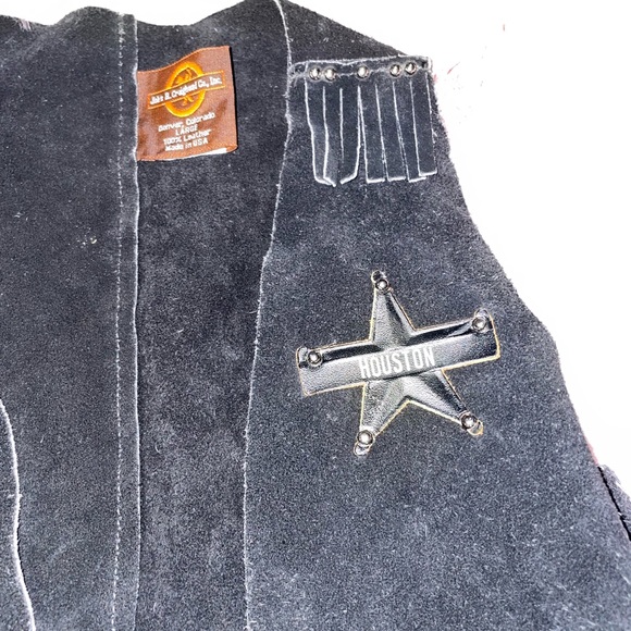 John R.Craighead Co, Inc. child’s western leather vest - Picture 2 of 8